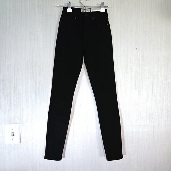 Everlane The Curvy Authentic Stretch High-Rise Black Skinny Jean size 23 Reg NWT - Picture 2 of 8